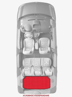 ЭВА коврики «Queen Lux» багажник для ЛуАЗ 13021